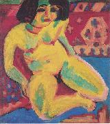 Ernst Ludwig Kirchner Frauenakt (Dodo) Sweden oil painting artist
